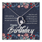 Forever Love Necklace: Happy  Birthday