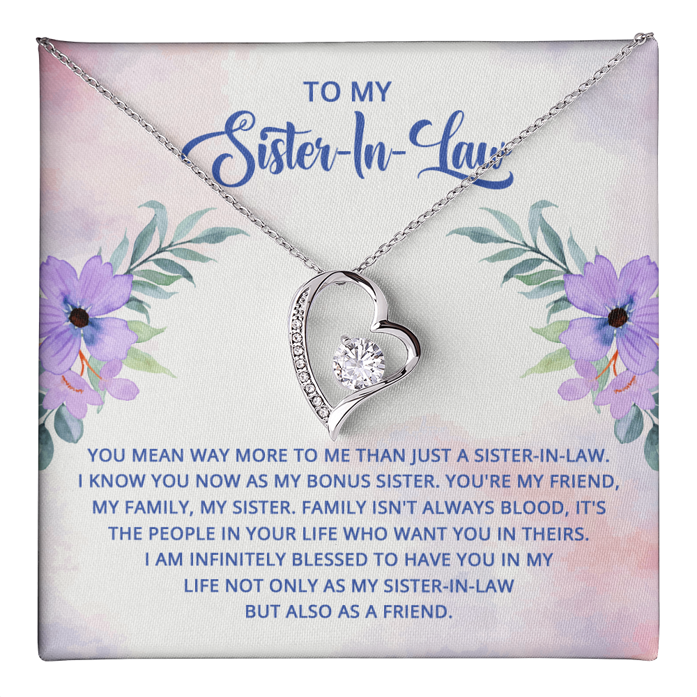 Forever Love Necklace:To My Sister In Law