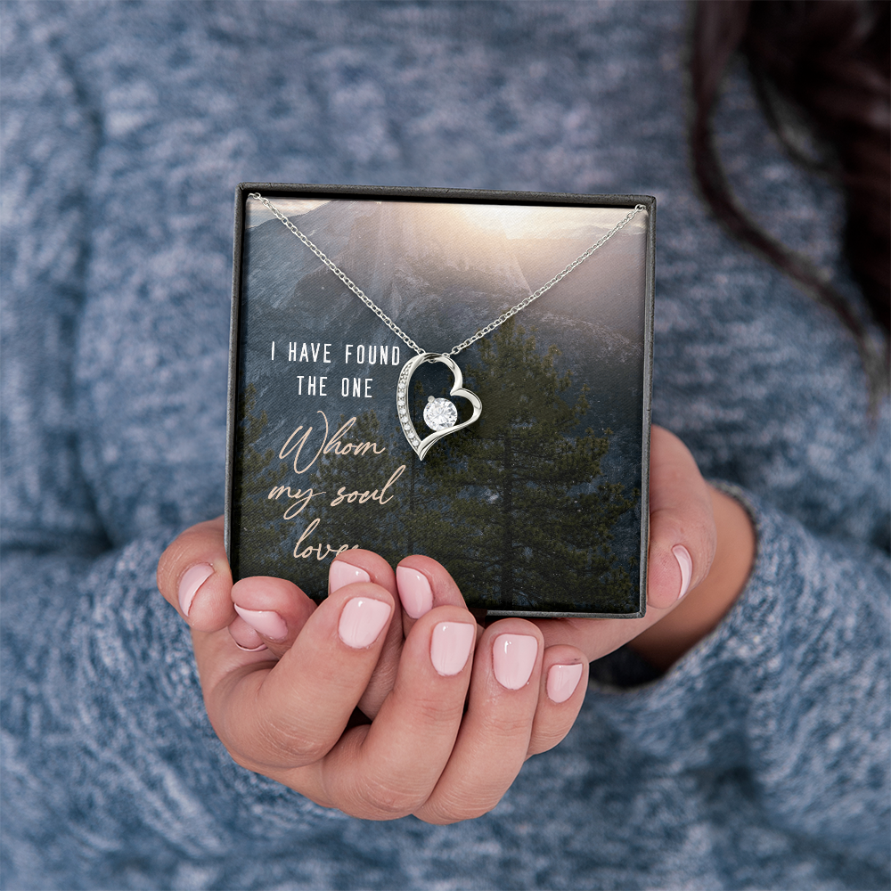 Forever Love Necklace:I Have Found The One