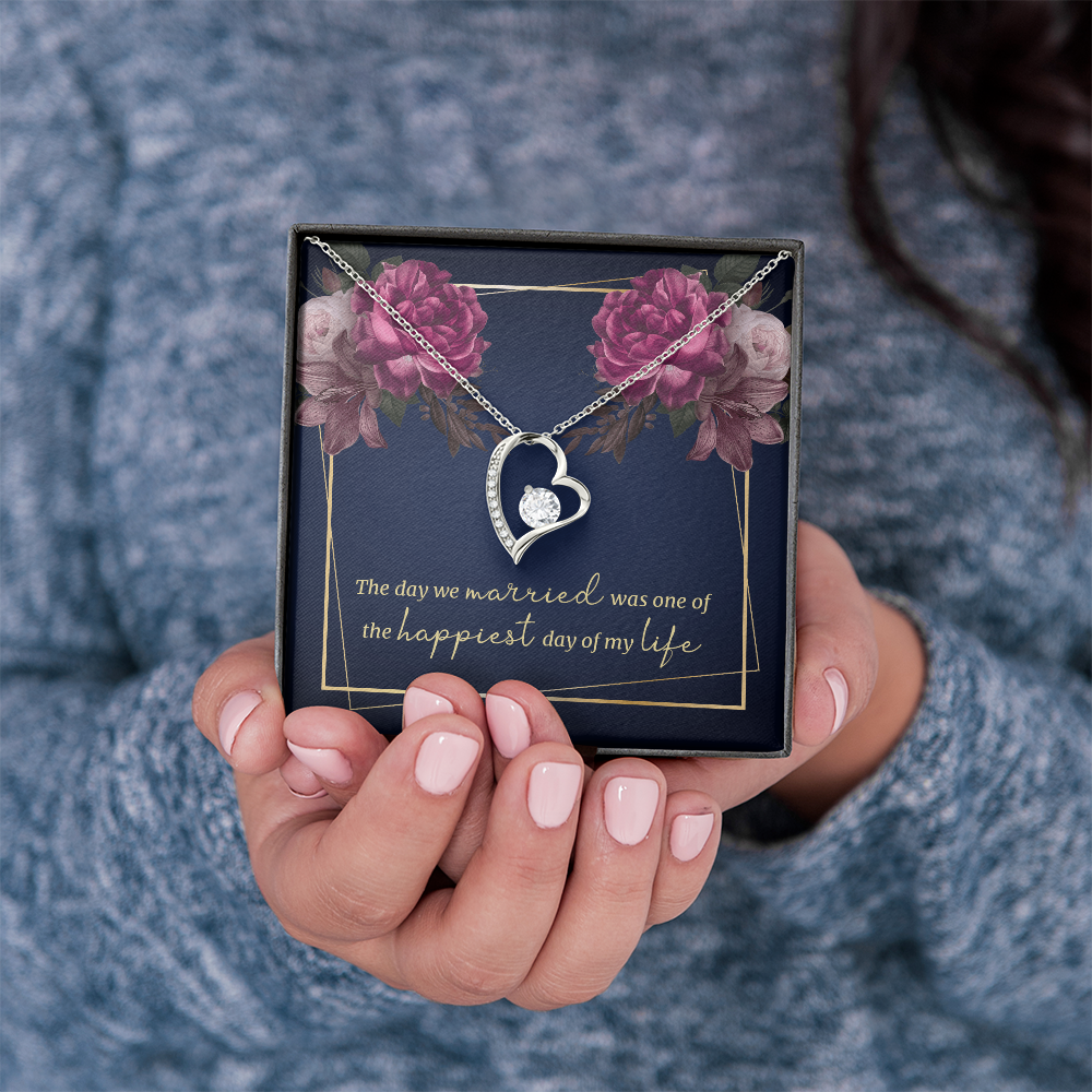 Forever Love Necklace: The Day We Married