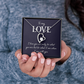 Forever Love Necklace:To My Love I Am With You