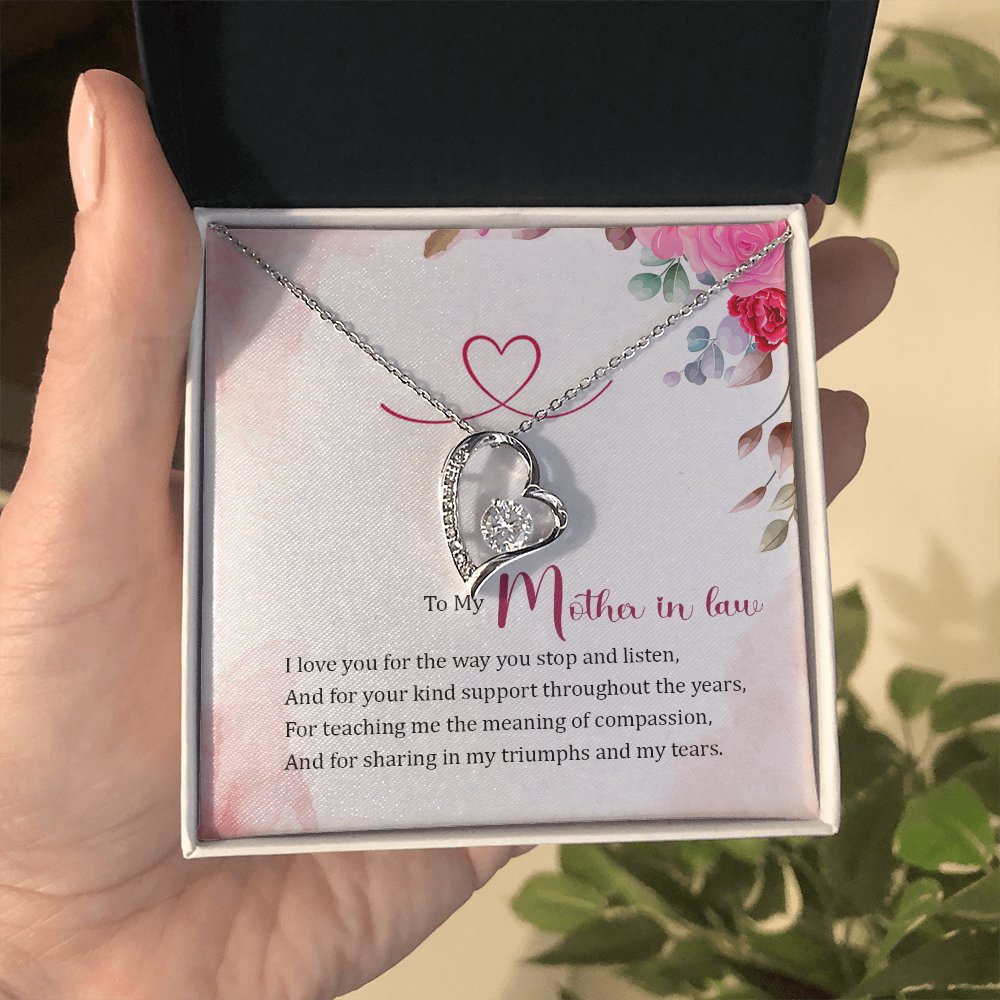 Forever Love Necklace:To My Mother In Law