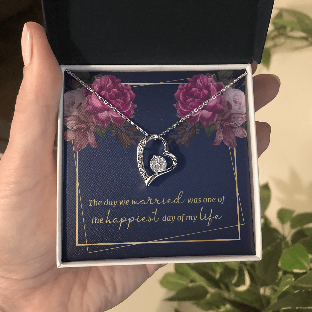 Forever Love Necklace: The Day We Married