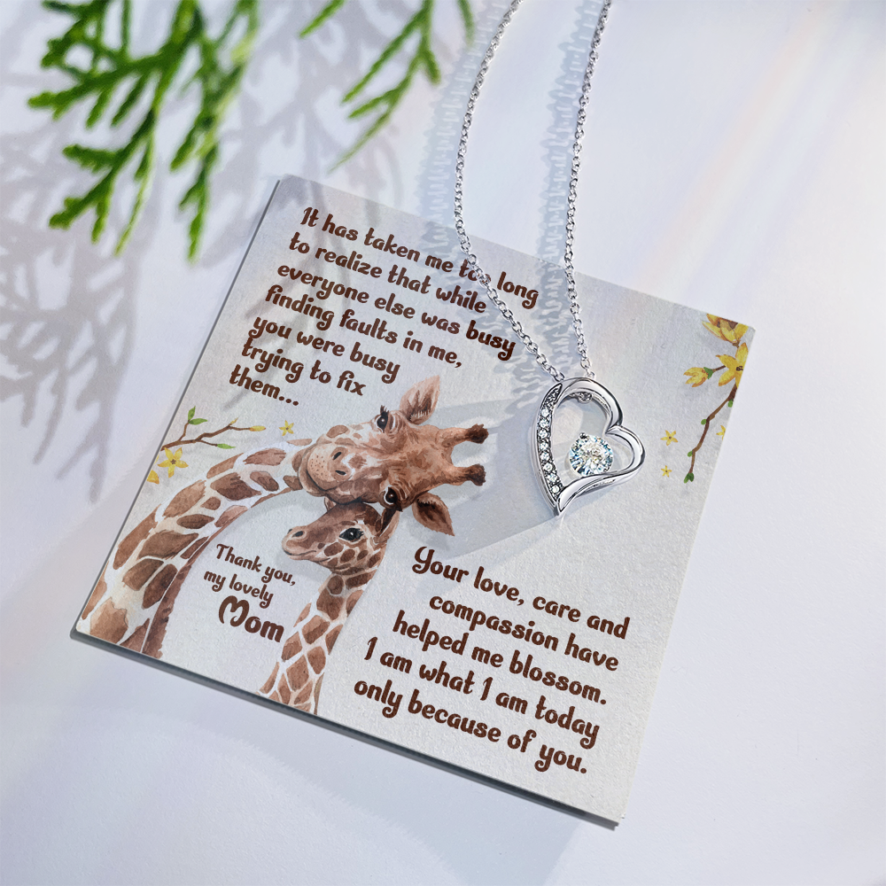 Forever Love Necklace:Thank You My Lovely Mom
