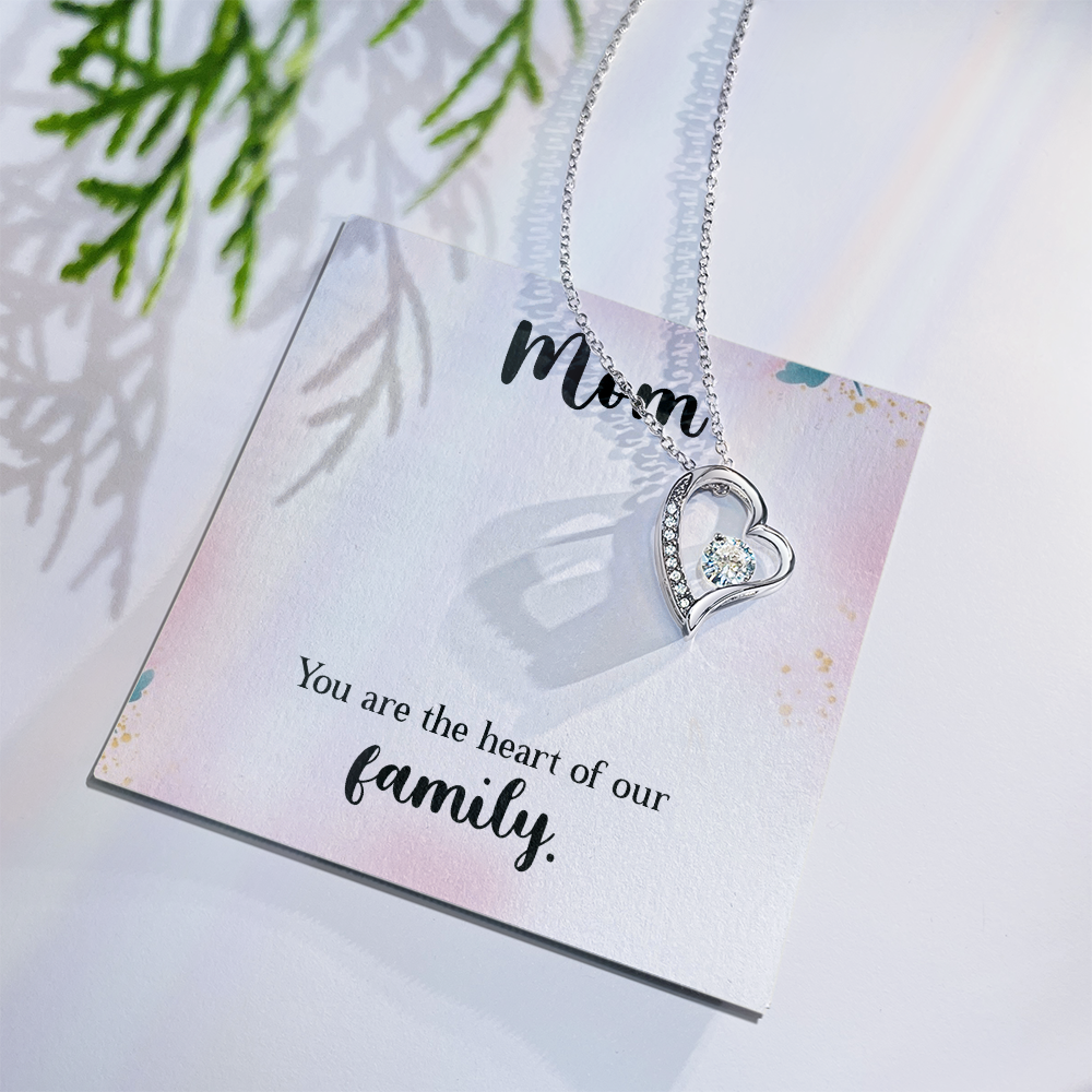 Forever Love Necklace: Mom You Are The Heart