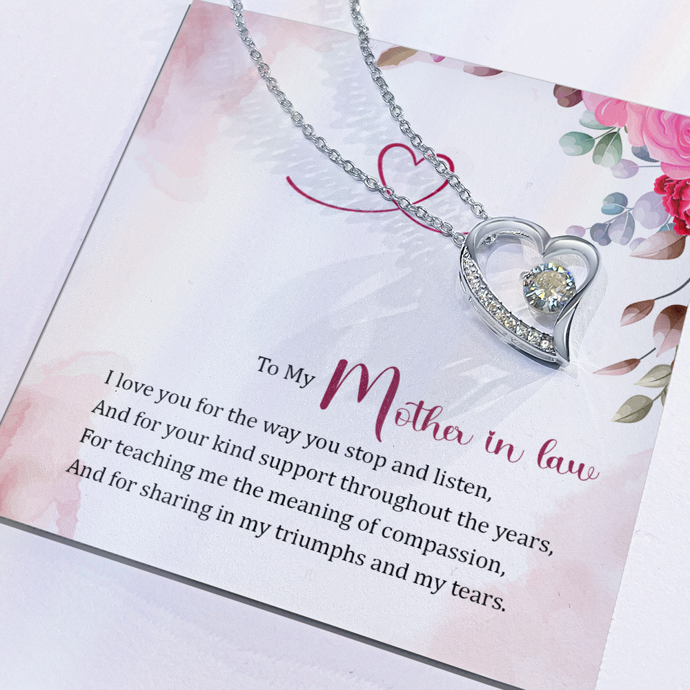 Forever Love Necklace:To My Mother In Law