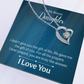 Forever Love Necklace: To My Bonus Daughter