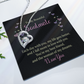 Forever Love Necklace: To My Beautiful Soulmate I Love You