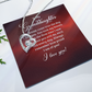 Forever Love Necklace:To My Granddaughter