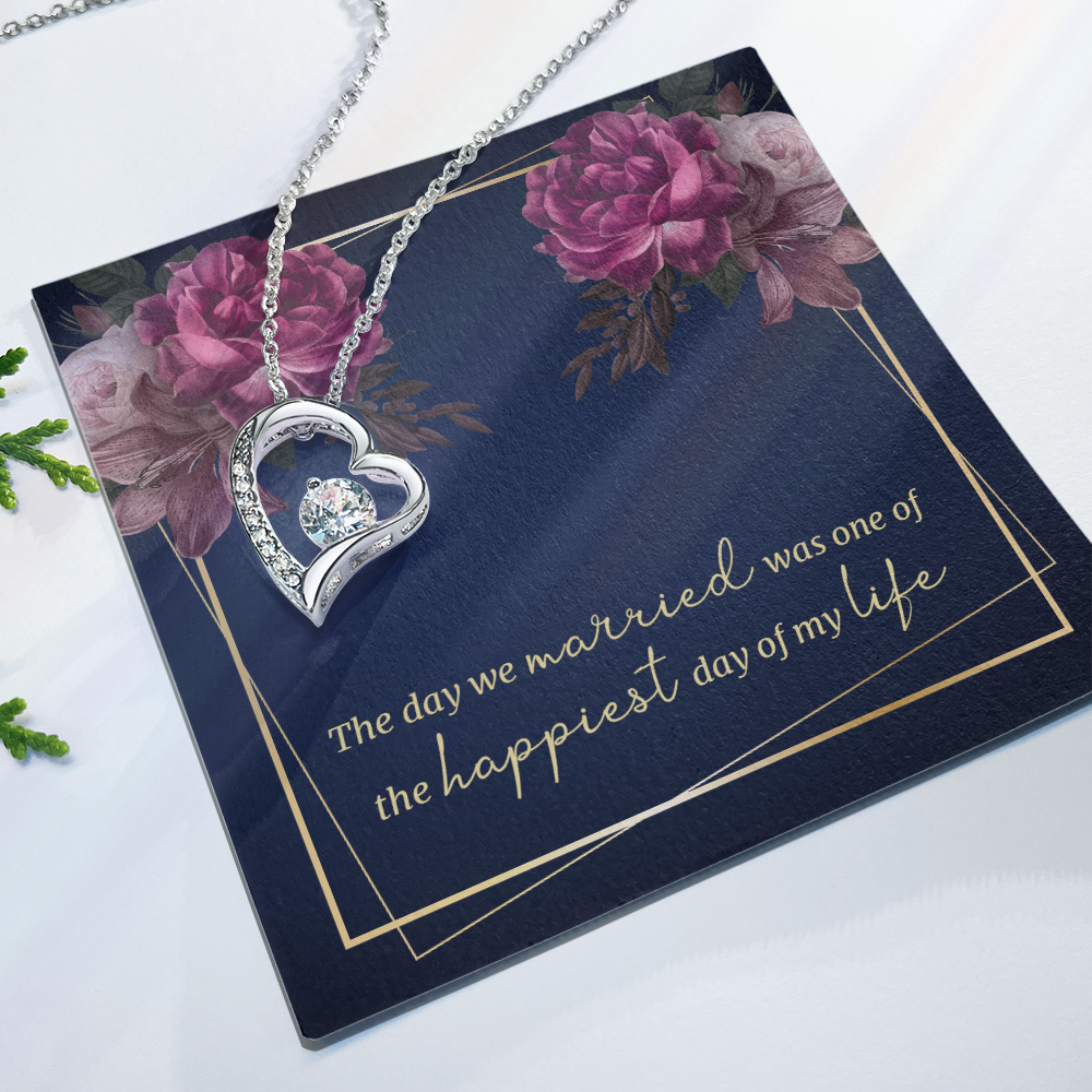 Forever Love Necklace: The Day We Married