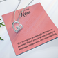 Forever Love Necklace:To Our Loving Mom