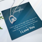 Forever Love Necklace: To My Bonus Daughter