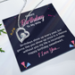 Forever Love Necklace:Happy Birthday To My Wife