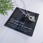 Forever Love Necklace: To My Wife I'll Always Be By Your Side
