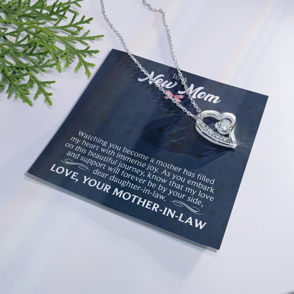 Forever Love Necklace: To A New Mom Love Your Mother-In-Law