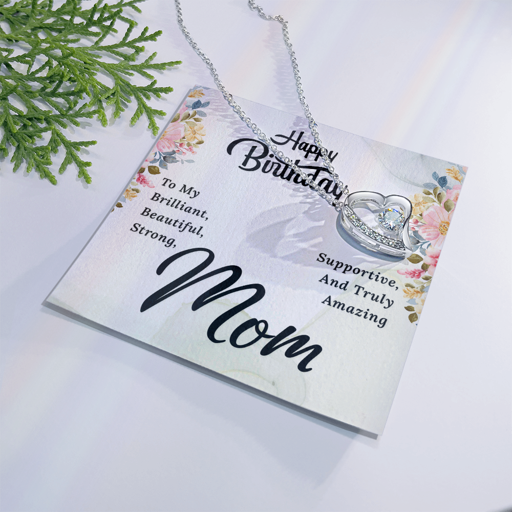 Forever Love Necklace: Happy Birthday Mom
