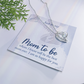 Forever Love Necklace:Just To Say Mom To Be