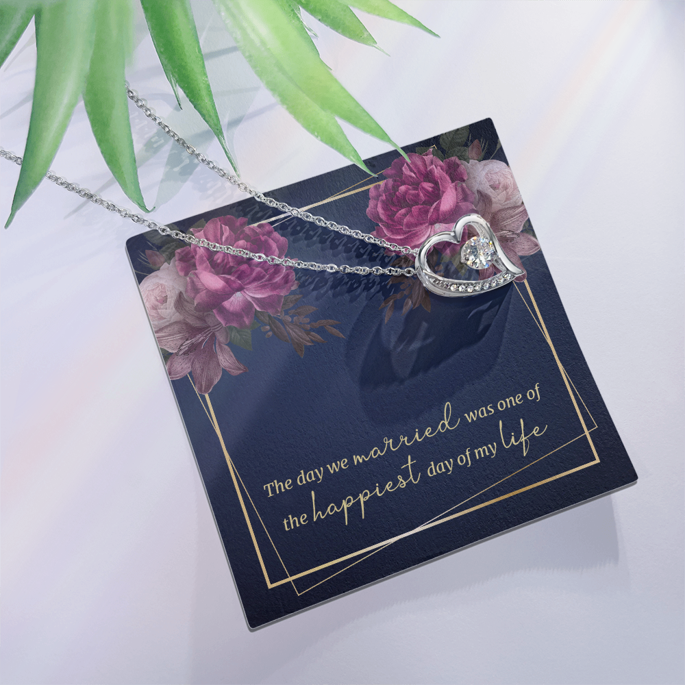 Forever Love Necklace: The Day We Married