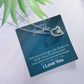 Forever Love Necklace: To My Bonus Daughter
