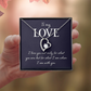 Forever Love Necklace:To My Love I Am With You