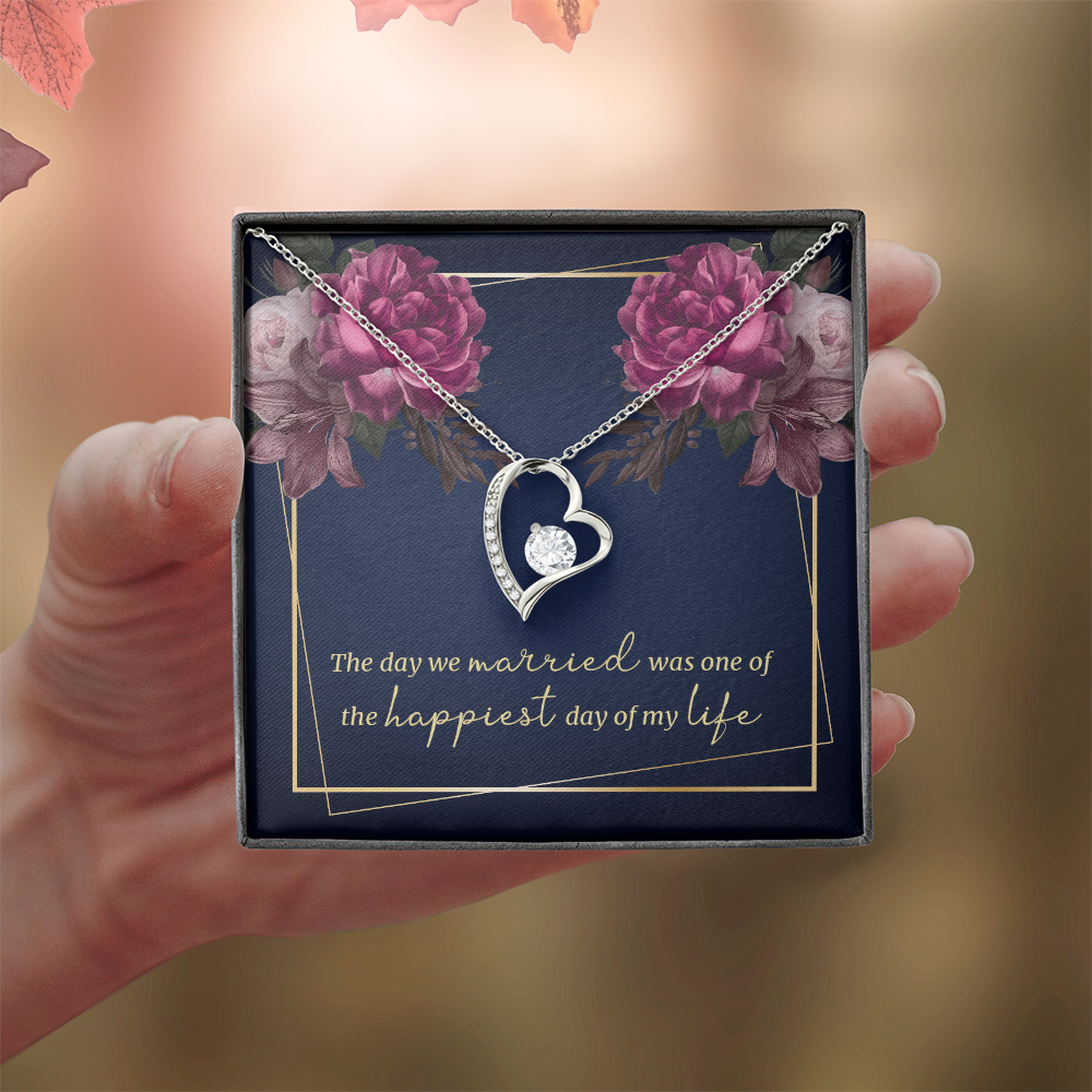 Forever Love Necklace: The Day We Married