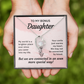 Forever Love Necklace:To My Bonus Daughter