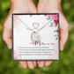 Forever Love Necklace:To My Mother In Law