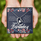 Forever Love Necklace: Happy  Birthday