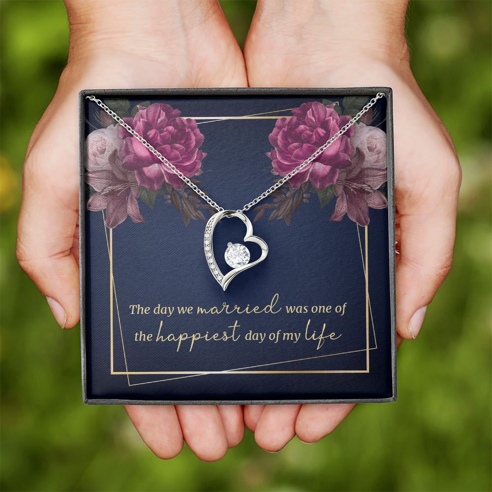 Forever Love Necklace: The Day We Married