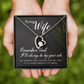 Forever Love Necklace: To My Wife I'll Always Be By Your Side