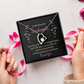Forever Love Necklace: To My Beautiful Soulmate I Love You