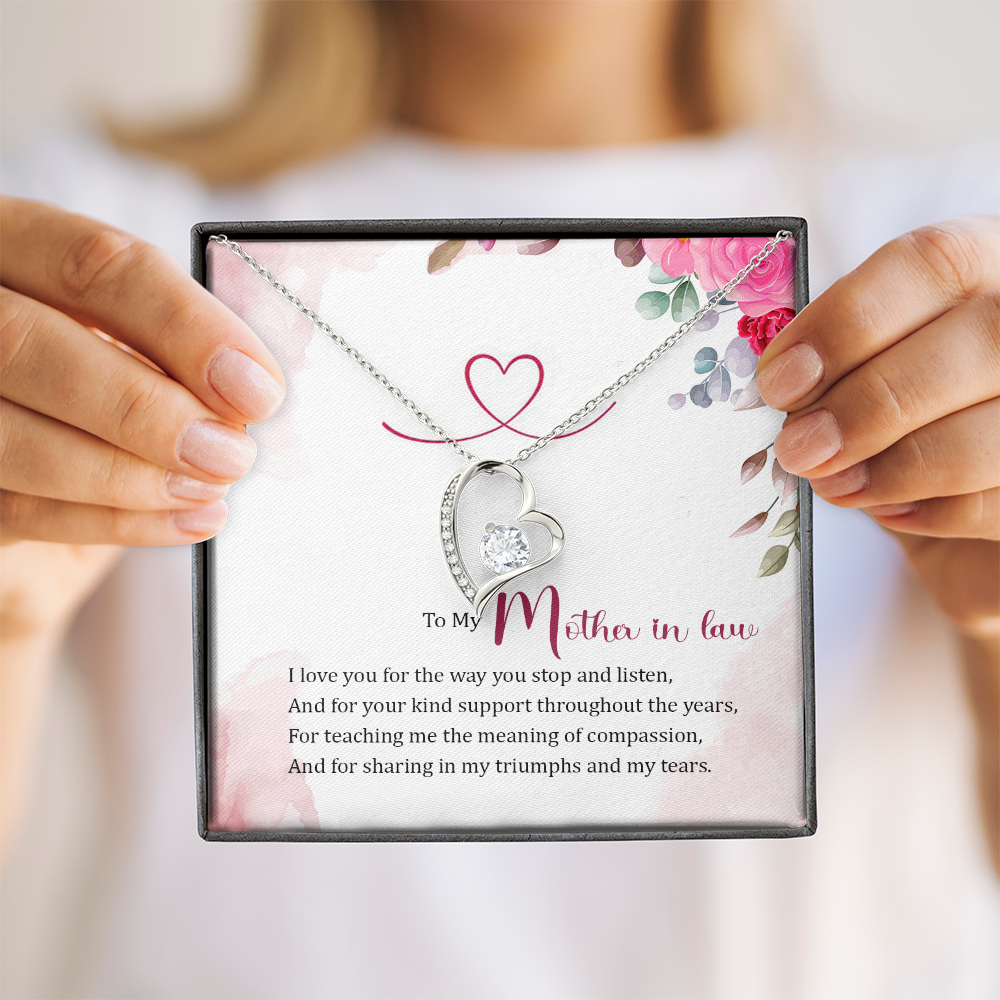 Forever Love Necklace:To My Mother In Law