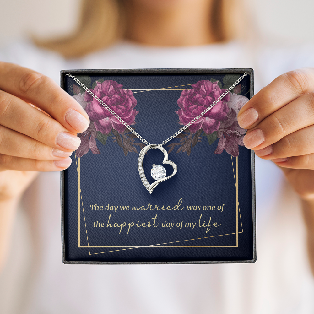 Forever Love Necklace: The Day We Married