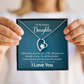 Forever Love Necklace: To My Bonus Daughter
