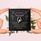 Forever Love Necklace: To My Beautiful Soulmate I Love You