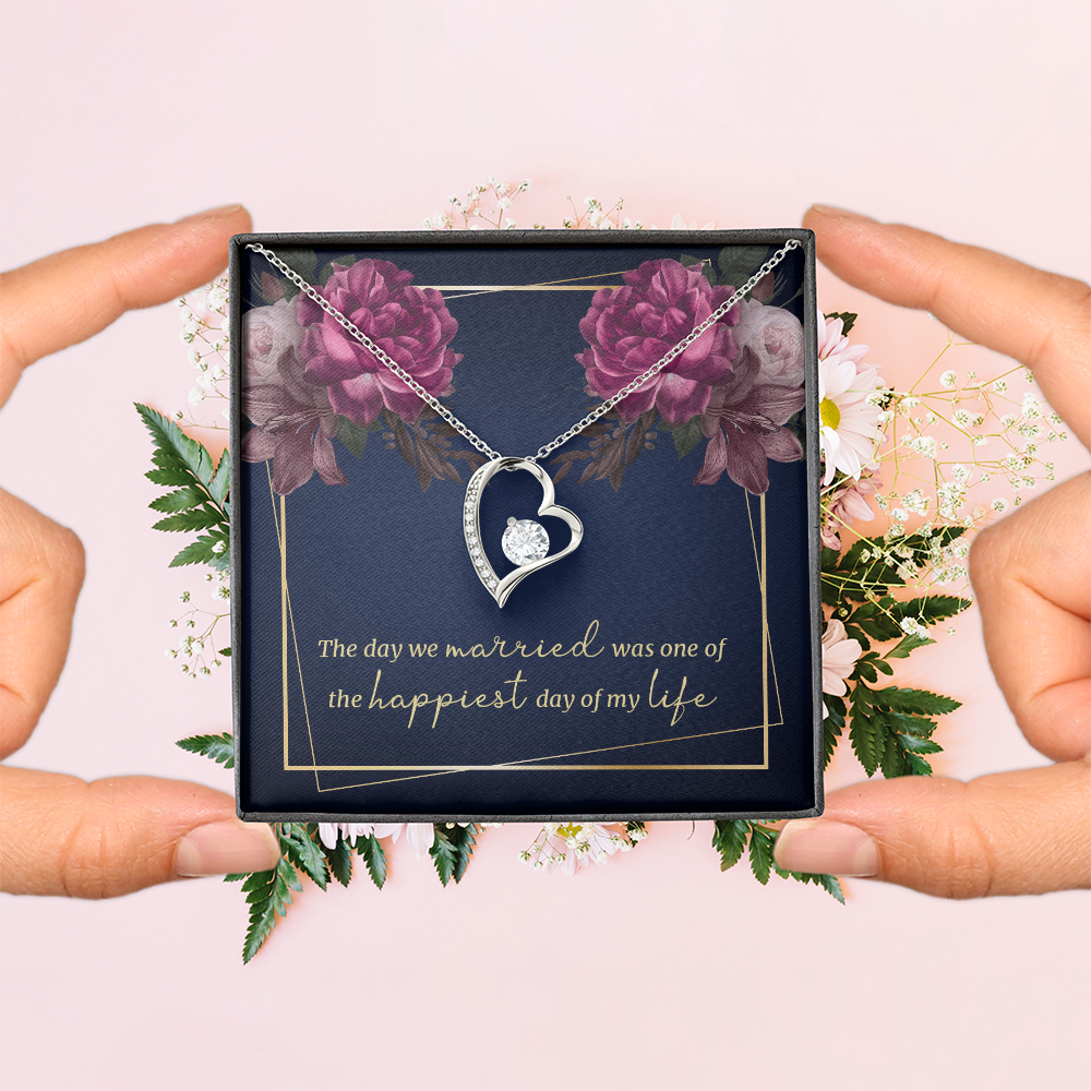 Forever Love Necklace: The Day We Married