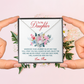 Forever Love Necklace: To My Daughter Love Mom