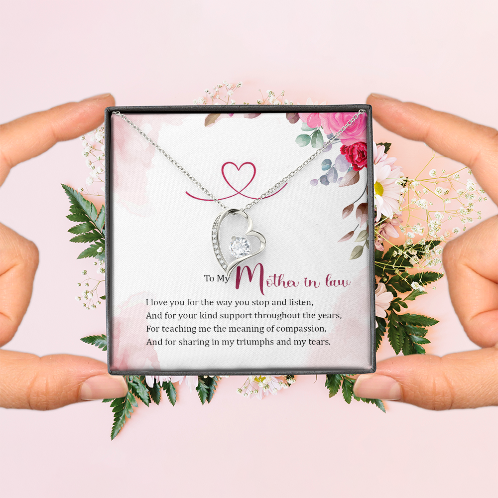 Forever Love Necklace:To My Mother In Law