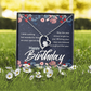 Forever Love Necklace: Happy  Birthday