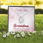 Forever Love Necklace : I Love You Grandma