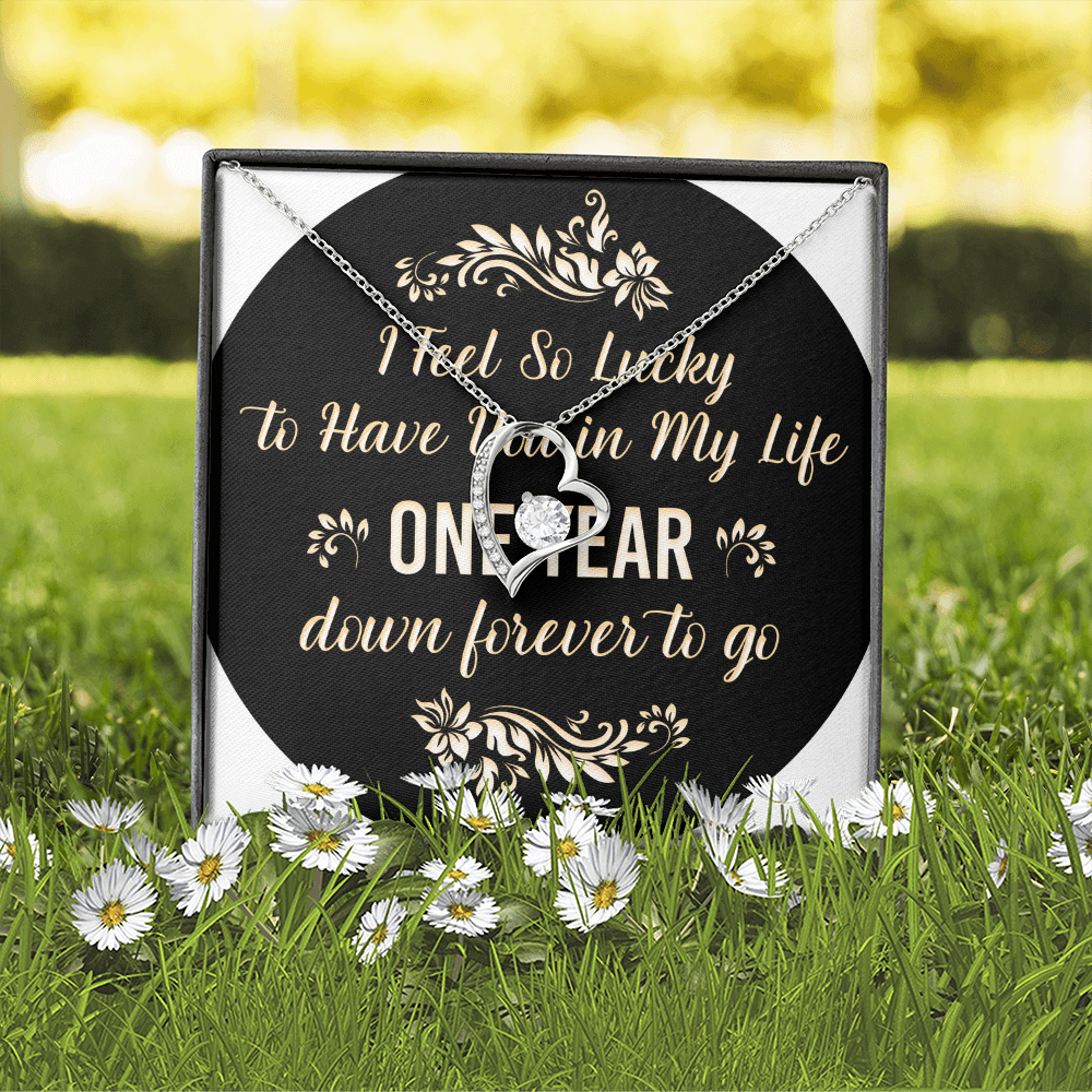 Forever Love Necklace : I Feel So Lucky 1 Year