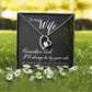 Forever Love Necklace: To My Wife I'll Always Be By Your Side