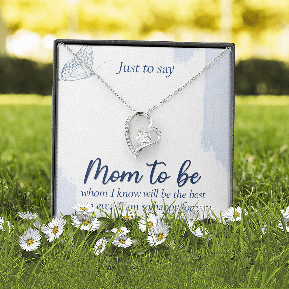 Forever Love Necklace:Just To Say Mom To Be