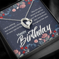 Forever Love Necklace: Happy  Birthday