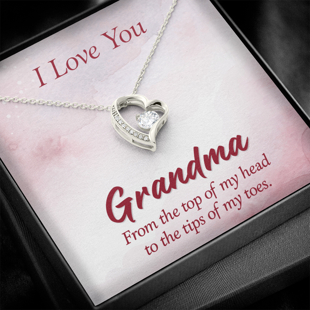 Forever Love Necklace : I Love You Grandma