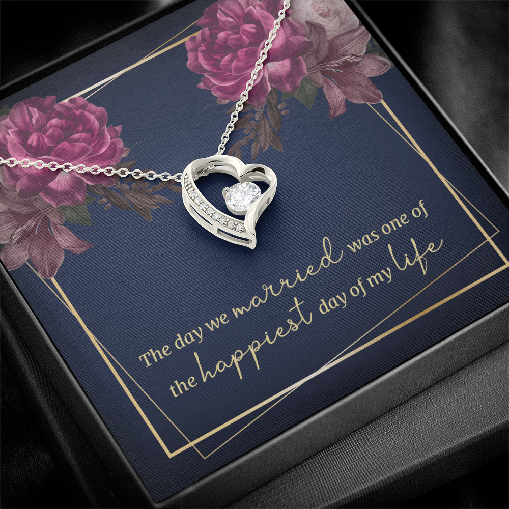 Forever Love Necklace: The Day We Married