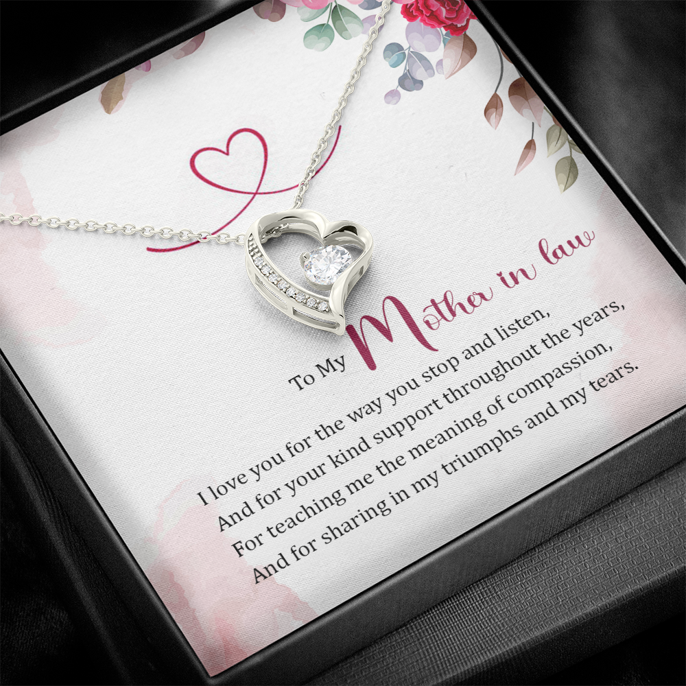 Forever Love Necklace:To My Mother In Law