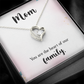 Forever Love Necklace: Mom You Are The Heart