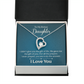 Forever Love Necklace: To My Bonus Daughter