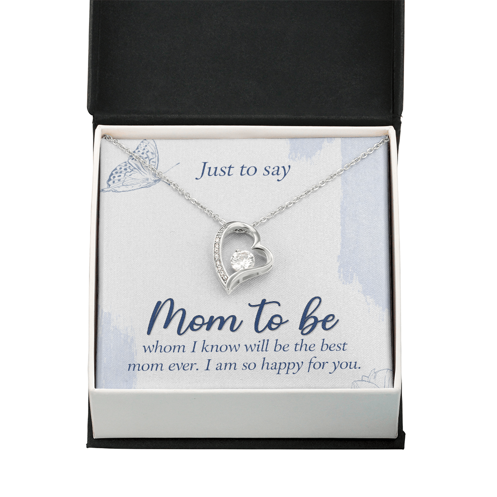 Forever Love Necklace:Just To Say Mom To Be